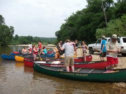 Click to enlarge image  - Group Canoe Trip - 